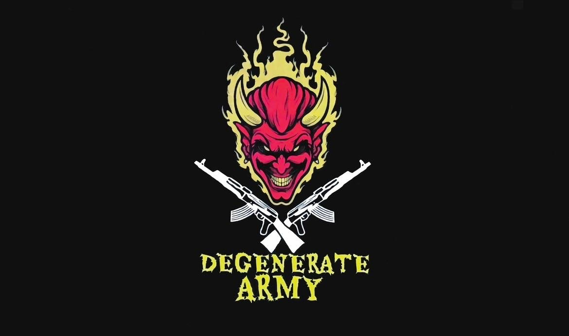 Degenerate Army Flag 3 x 5
