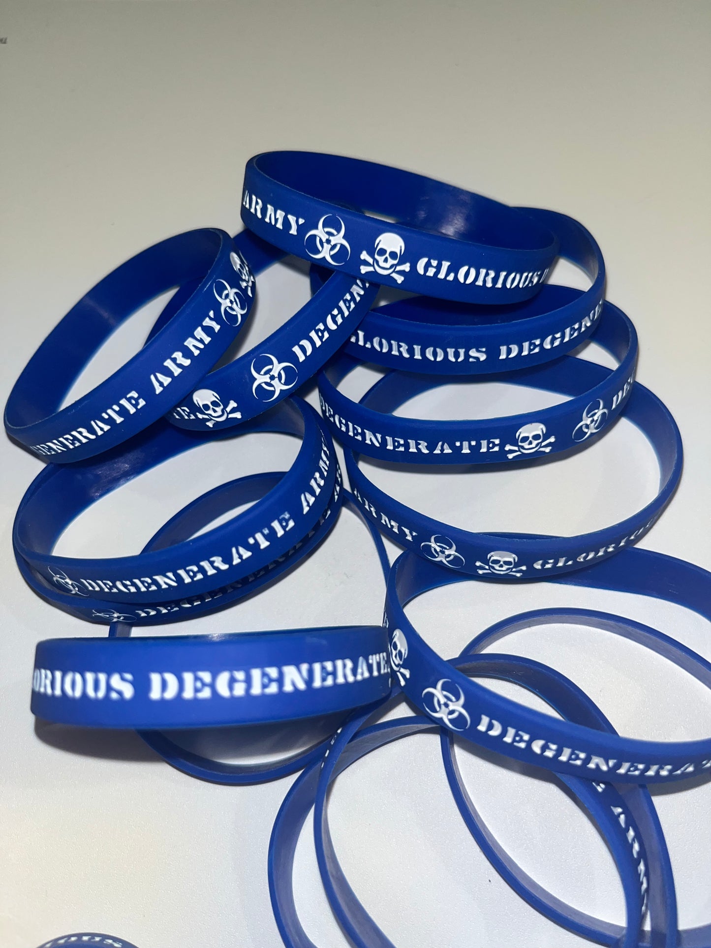 Royal Blue DEGENERATE ARMY Bracelets