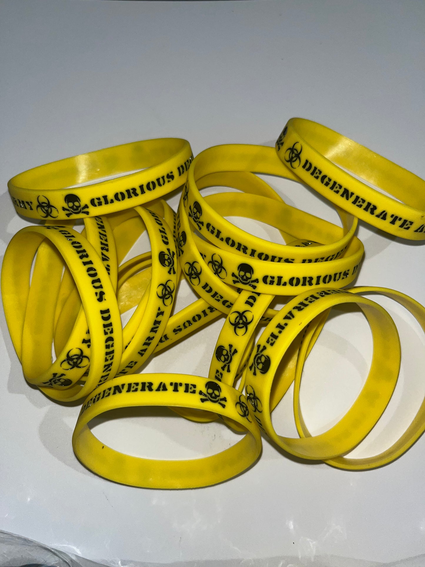 Yellow DEGENERATE ARMY Bracelet