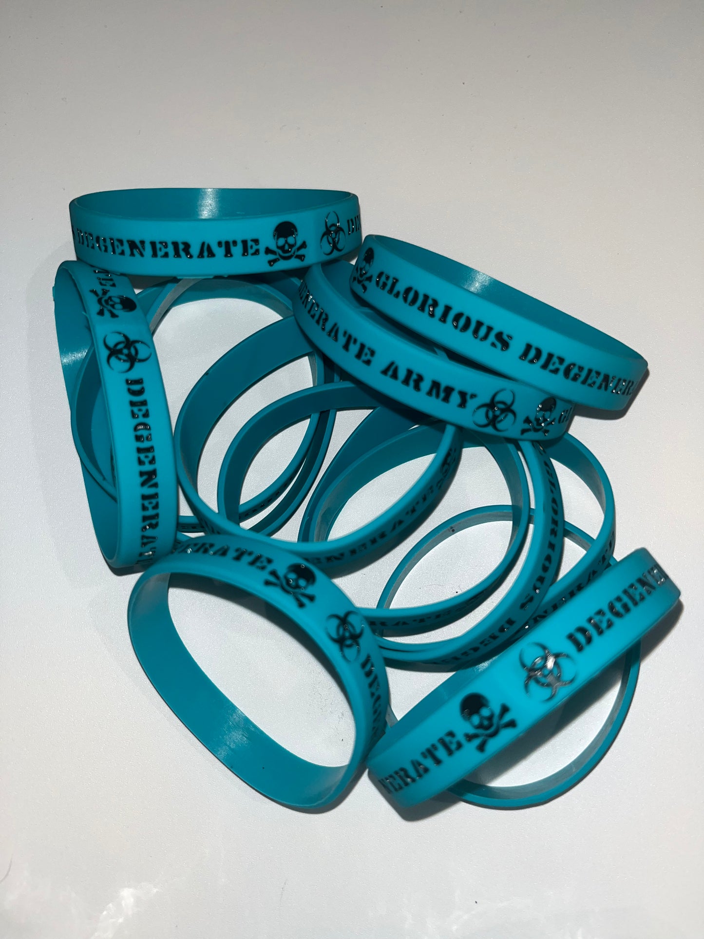 Teal DEGENERATE ARMY Bracelet