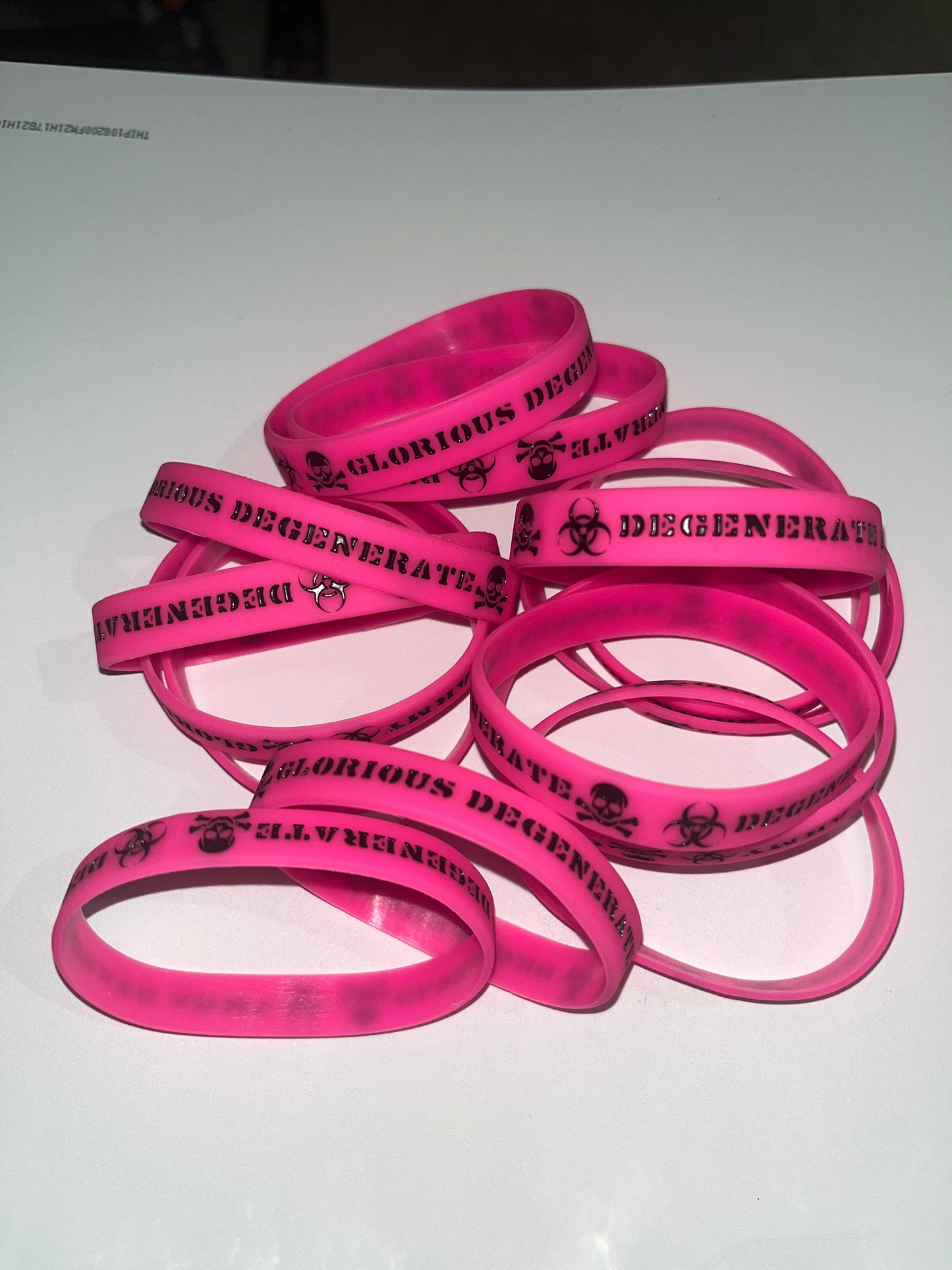 Pink DEGENERATE ARMY Bracelet