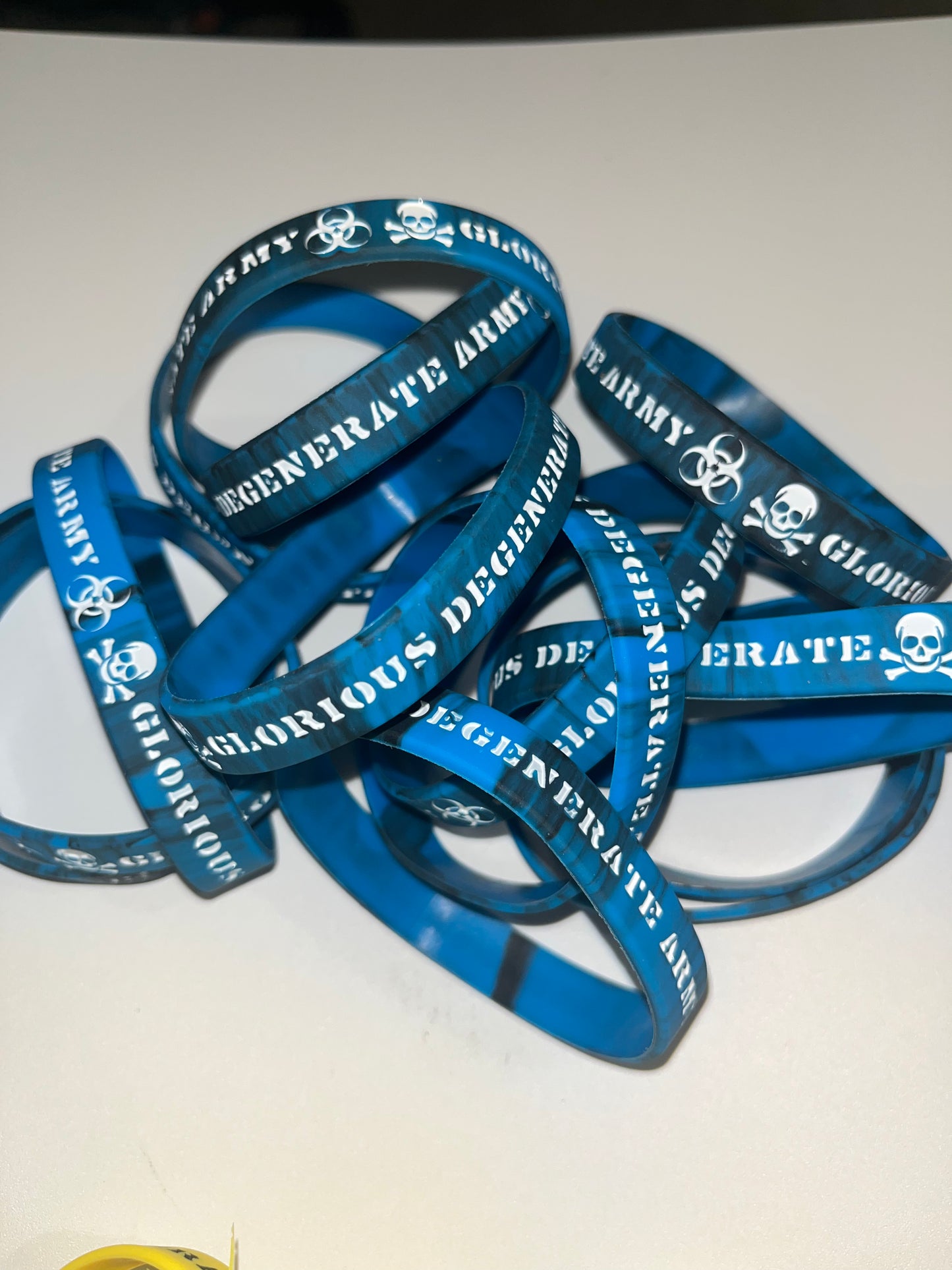 Blue & Black DEGENERATE ARMY Bracelets