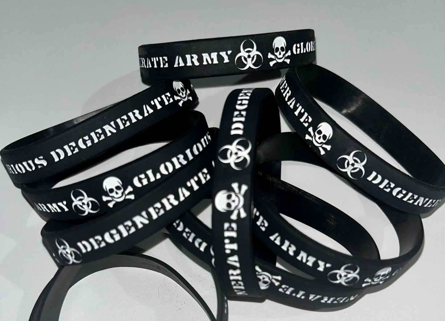Black DEGENERATE ARMY Bracelet